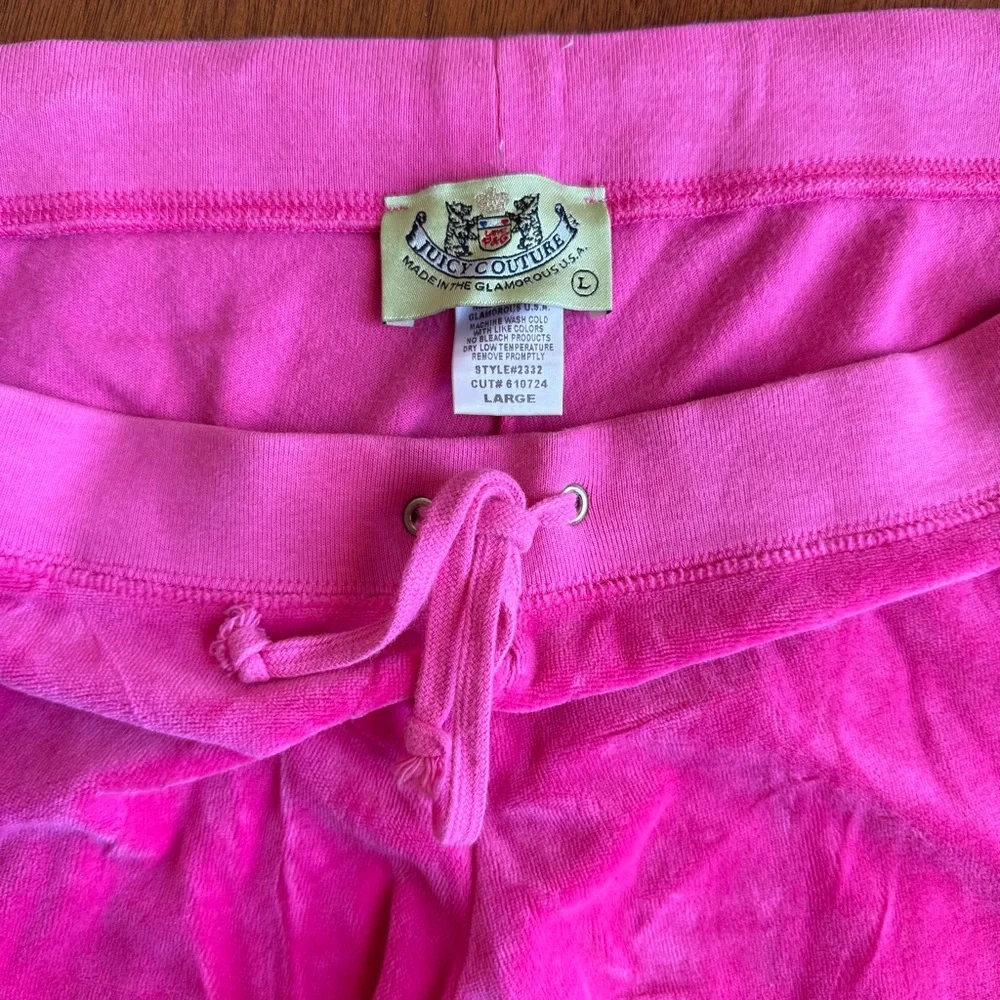 Y2K Juicy Couture Hot Pink Tracksuit- Made in Glamorous USA - Picture 3 of 5